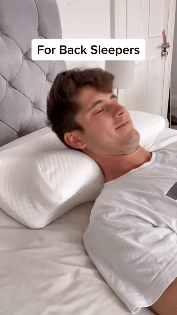 Premium Ergonomic Sleep Comfort Pillow