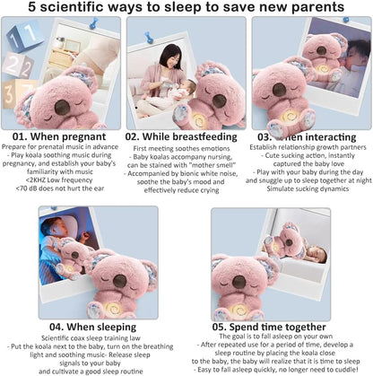 Breathing and Heated Releif Koala For Kids And Adulys with Insomia.